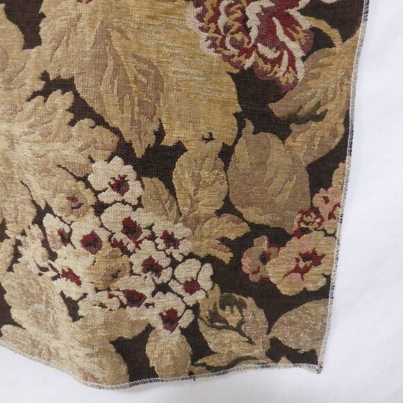 Source Unknown | 27 x 27 inches | Floral Tapestry Accent Piece - Picture 11 of 16